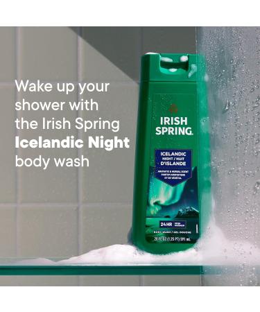 Irish Spring Icelandic Night Moisturizing Body Wash for Men 24 Hour Fresh Face and Body Wash Paraben Free Aromatic and Herbal Scent 20 fl oz Bottle (1 Pack ) - Buy Online on GoSupps.com