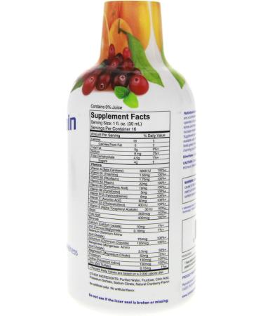 1st Step Pro-Wellness Liquid Multi-Vitamin and Mineral Supplement Citrus Burst 16-Ounce Bottles - Buy Online on GoSupps.com