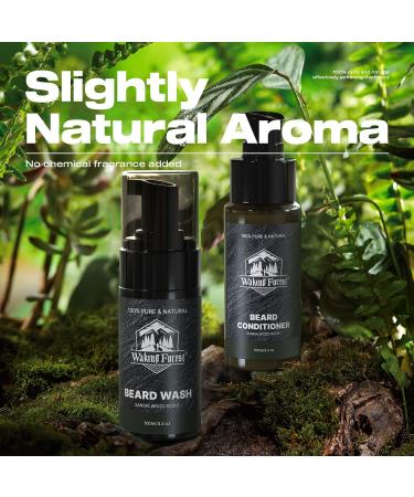 Waking Forest Beard Wash & Conditioner Set | Hydrate & Soften | Natural Argan | Fuller-Looking Beard Care for Men - Buy Online on GoSupps.com