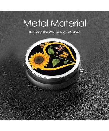 Blessed to Be Called Nana Sunflower Mini Pill Box | 3 Compartment Travel Organizer | Portable Medicine Case for Home & Office - Buy Online on GoSupps.com
