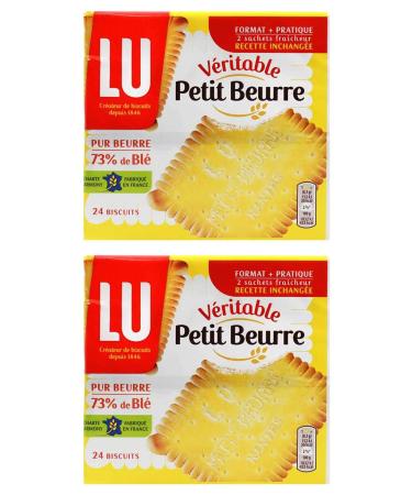 From France Lu Petit Beurre Biscuits 7 oz Pack of 2