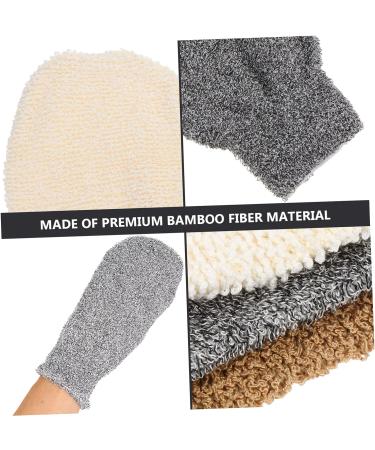 FOMIYES 3pcs Bath Towel Soap Bag Loofah Glove Set for Shower Scrubbing and Exfoliation - Buy Online on GoSupps.com