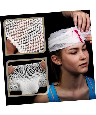 FRCOLOR 50pcs Head Mesh Cap - Medical Net Hats for Adults | Portable Bandaging & Headgear | White 14.5X4.5X0.5 - Buy Online on GoSupps.com