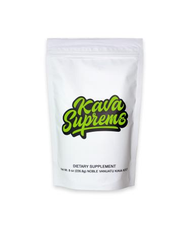 Kavafied KAVA Supreme Powder - Noble Premium Quality Kava Root (8oz) 8 Ounce (Pack of 1)