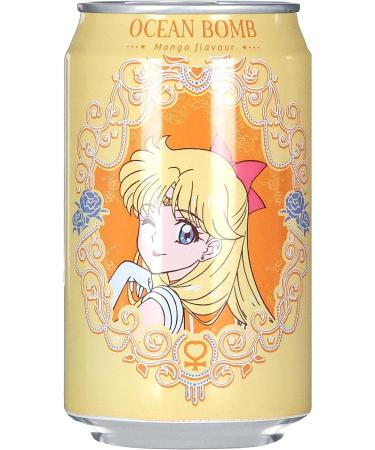 Sailor Moon & Y.H.B Ocean Bomb Sparkling Water Soft Drink Full Set 10 Flavours Collection (10 Cans Set) - Buy Online on GoSupps.com
