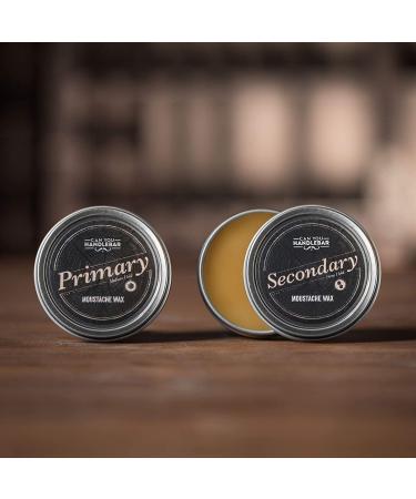 Can You Handlebar Moustache Wax for Men Set - Extra Strong Hold and Medium Hold Styling Balm - Unscented Natural Beeswax - Grooming Products - 1 oz Tin Each (Pack of 2) - Buy Online on GoSupps.com