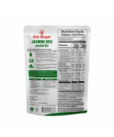 Regal Thai Jasmine Rice Hood & Tray - Ready to Eat in 90 Seconds - Nutritious & Delicious - 8.8 oz (Pack of 8) - Buy Online on GoSupps.com