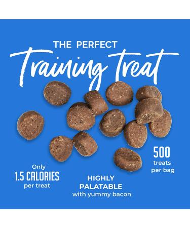 Buddy Biscuits Low Calorie Training Bites for Dogs - Bacon Flavor - 10oz Pack - Made in USA - Buy Online on GoSupps.com