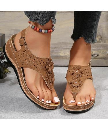 SBGMoSJ Bunion Corrector Orthopedic Sandals for Women - Wide Width Strap Heels - Buy Online on GoSupps.com