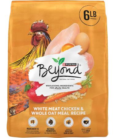 Purina Beyond Natural Limited Ingredient Dry Cat Food, Simply White Meat Chicken & Whole Oat Meal Recipe - 6 lb. Bag Chicken & Whole Oat Meal 6 lb. Bag