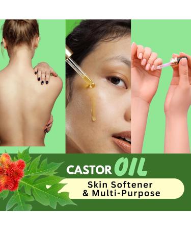 Colorgreens Rich & Pure Castor Oil 16oz - Deep Moisturizing Body Face & Hair Oil for All Hair Types | Enhance Your Beauty Routine - Buy Online on GoSupps.com