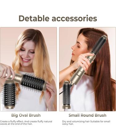 6 in 1 Airstyler Set - Negative Ion Hair Styler & Warm Air Brush | Perfect Christmas Gift | Round Blow & Smooth Brushes - Buy Online on GoSupps.com