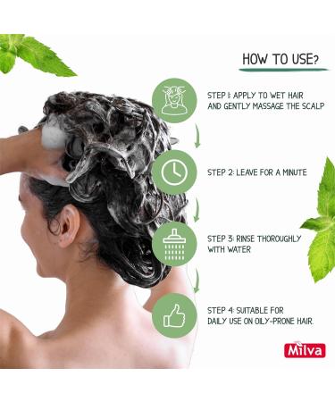 Nettle Shampoo for Healthy Hair - Regulates Sebum Reduces Dandruff & Soothes Scalp Irritation - 200ml | International Shipping Available - Buy Online on GoSupps.com