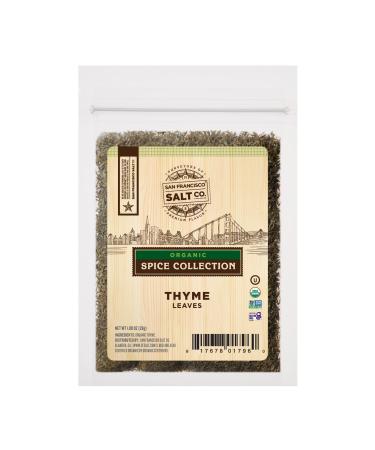Organic Thyme Leaves 1 oz Pouch - Organic Spice Collection by San Francisco Salt Company