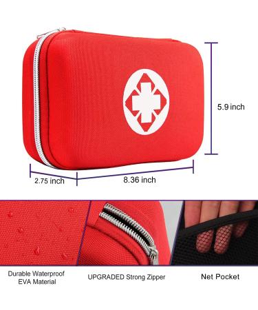Galaxy 279 Pcs First Aid Kit - Survival Emergency Trauma Travel Car Military Tactical Medical - IFAK EMT Hard Case for Camping, Hiking, Fishing - Home and Office Safety - Buy Online on GoSupps.com