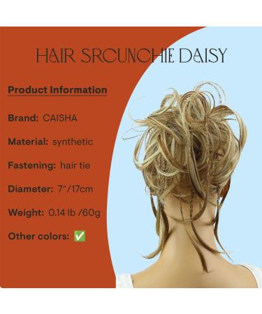 CAISHA XXL Hair Part Gum - Heat-Resistant Wavy Art Fiber Light Brown Blond Mix for Braids & Dutt | DM17cm - Buy Online on GoSupps.com
