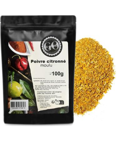 LA PLANTIGO Ground lemon pepper 100 g- LA PLANTIGO