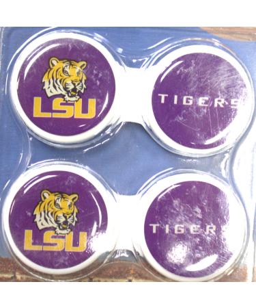 California Accessories LSU Tigers Contact Lens Case 2 Pack