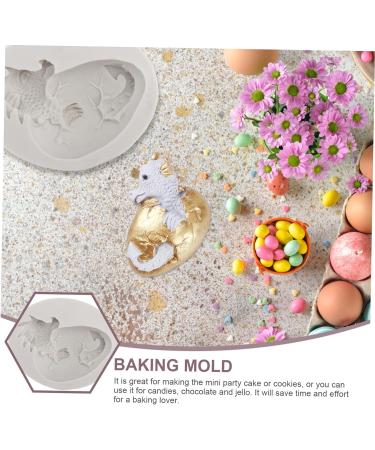 LALAFINA Chocolate Mould Dragon Silicone Molds Easter Lamb Chocolate Silicone Molds Easter Sugar Molds Pink Bunny Ears Easter Egg Mold Easter Fondant Mold Cake Crayon White - Buy Online on GoSupps.com