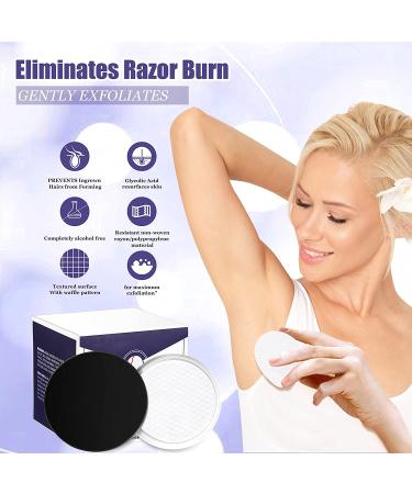 TaShow Ingrown Hair Treatment Pads - 70 Pads with AHA & Natural Extracts for Bikini Area, Razor Bumps, Razor Burn, Waxing - Buy Online on GoSupps.com