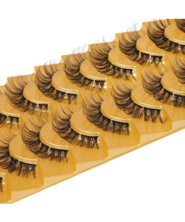 D Curl Natural Eyelash Clusters - 9 Pairs Mega Volume Mink Lash Extensions by Goddvenus - Buy Online on GoSupps.com