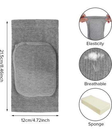 Sibba Compression Elbow Pads - Arm Brace Support for Men, Women & Kids | Volleyball, Basketball | Breathable Elbow Wraps - Grey - Buy Online on GoSupps.com