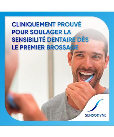 SENSODYNE Dentifrice R pare et Prot ge pour les Dents Sensibles Apporte une Protection Longue Dur e Menthe Lot de 2x75ml 75 ml (Lot de 2) Nouvelle Formule - Buy Online on GoSupps.com