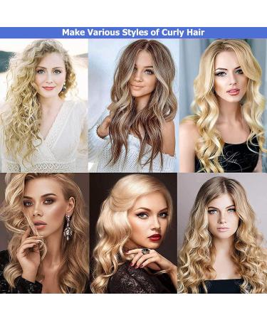 Hair Rollers Set 24 Pcs Hair Curlers With 12 Pcs 48MM Self Grip Jumbo Hair Rollers & 12Pcs Duckbill Clip Salon DIY Hairdressing Curlers Hair Curlers Rollers Tools for Long Medium Short Hair Black-48MM - Buy Online on GoSupps.com