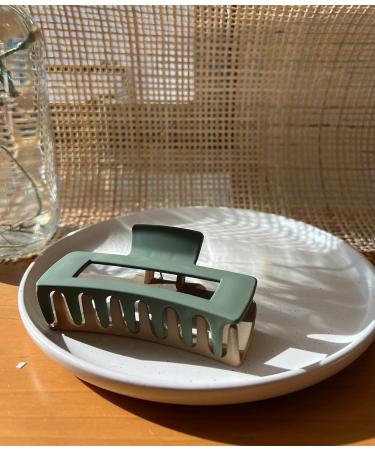 4 Pack of Trendy Two-Colored Rectangular Hair Sharktooth Claws - 4.1 inches - Buy Online on GoSupps.com