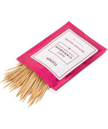 200 Ct. Cinnamon Flavored Toothpicks - Fight Cravings with Hot Cinnamon Flavor - 200 Count Pack - Buy Online on GoSupps.com
