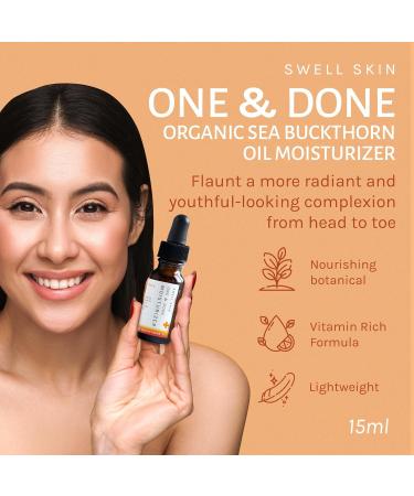 Sea Buckthorn Oil for Skin Health | Anti-Aging Facial Oil | Moisturizing Face Oil for Bites & Burns | 15ml (0.5 Fl Oz - Buy Online on GoSupps.com