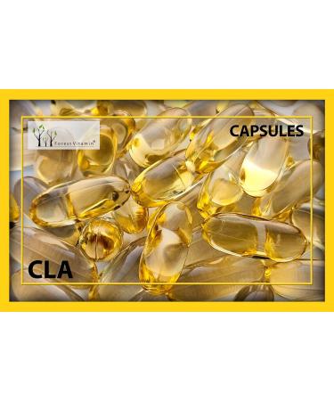 CLA Forest Vitamin - CLA Linoleic Acid 1000mg - 60 Gel Capsules | Supports Weight Loss | International Shipping - Buy Online on GoSupps.com