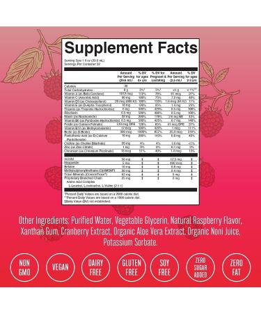 MaryRuth's Morning Liquid Vitamins - Raspberry Flavor - 32oz for Daily Wellness - Buy Online on GoSupps.com