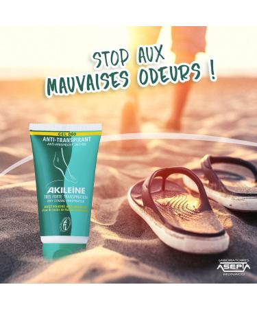 Akileine Antiperspirant Gel 75ml - Long-Lasting Odor Protection for All Skin Types | Buy Internationally - Buy Online on GoSupps.com