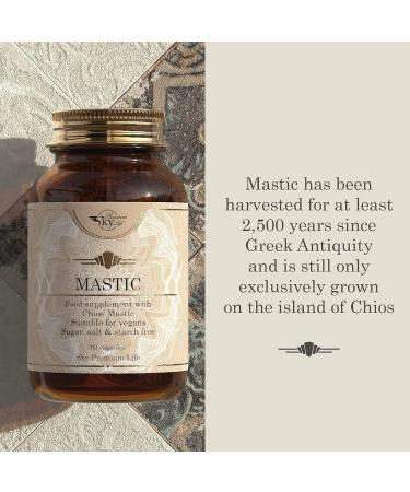 Sky Premium Life Chios Mastic Food Supplement - 120 Capsules - Buy Online on GoSupps.com