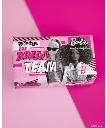 The English Soap Company Barbie The Dream Team Soap Bar Luxury Grapefruit Shea Butter Soap Bar Moisturising Soap Bar for Face and Body Grapefruit Crush Scent 190g - Buy Online on GoSupps.com