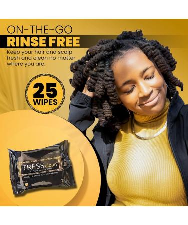 All-Natural Essential Oil Braid & Loc Cleansing Wipes | Rinse-Free Scalp Detox & Refresh | Soothing Shampoo Wipes for Braids & Locs - Buy Online on GoSupps.com