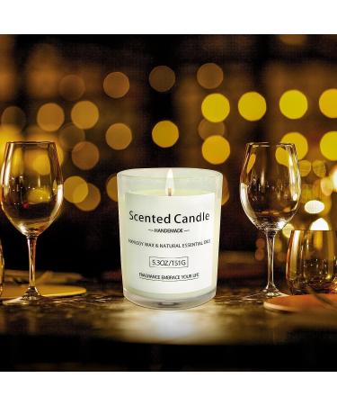 VETOUR Glass Aromatherapy Candles 2PCS Gardenia & Jasmine Scented Soy Candle Set - 10.6 OZ - 80 Hours - Natural Essential Oils - Perfect Gift for Women - Mother's Day/Christmas - Buy Online on GoSupps.com