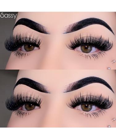 Miss Kiss Spikes Lashes - Natural Look Cat Eye & Wispy Faux Mink Eyelashes | Classic 14MM Extensions | Sassy Spiky Lash Set - Buy Online on GoSupps.com