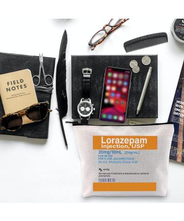 Nurse Makeup Bag Nurse Gift Nursing Bag Medication Nurse Gift ICU Nurse Gift Er Nurse Gift Anesthetist Gift Nurse Survival Kit (Lorazepam .) - Buy Online on GoSupps.com