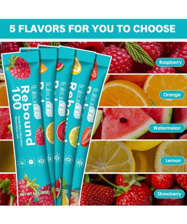 WOJBALMN 30 Sticks Sugar Free Electrolyte Powder Packets 5 Flavors Liquid Daily IV Electrolyte Drink Mixes for Rehydration with Electrolytes Rapid Hydration 0 Calorie - Buy Online on GoSupps.com