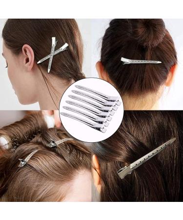 Buy 30 Pcs Generic 1zn0 Metal Duck Bill Hair Clips - Professional Steel Hair Clamps for DIY & Hairdressing | International Shipping - Buy Online on GoSupps.com