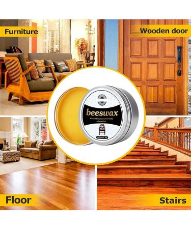 3 Beeswax Polish Wood - Wood Polish Wood Seasoning Beeswax - 80g Wood Seasoning Beeswax Natural Beeswax Furniture Polish for Wood Cleaner and Polish Furniture 3 Pcs 80g - Buy Online on GoSupps.com