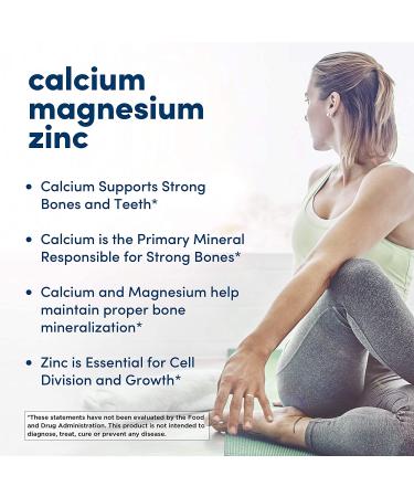 American Health Chelated Calcium Magnesium Zinc - 250 Tablets for Bone Health & Wellness - Buy Online on GoSupps.com