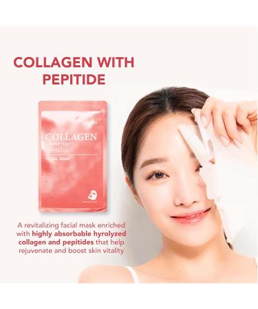 SKIN627 Bulk 24PK Face Masks | Korean Collagen & Peptide Sheet Masks for Ultimate Skincare - Buy Online on GoSupps.com