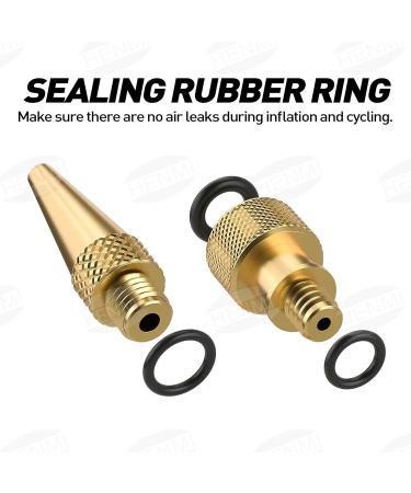 Henmi 12PC Bicycle Valve Adapters - French Valve Adapters for SV DV AV - Durable Accessories for Air Pumps & Bicycle Pumps - Buy Online on GoSupps.com