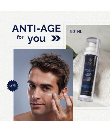 GIANSER just for men - ANTI-AGING FACE CREAM FOR MEN - with HYALURON Visibly reduces deep wrinkles and effectively firms your skin 50 ml - Buy Online on GoSupps.com