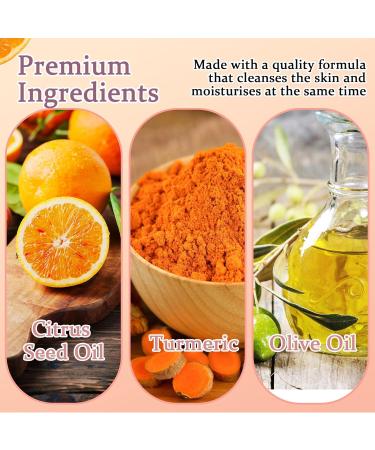 Turmeric Body Scrub - Deep Cleansing Exfoliator for All Skin Types | Handmade Moisturizing Scrub - Buy Online on GoSupps.com