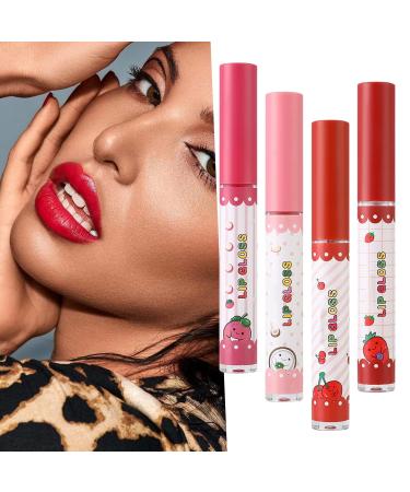 Plump Lips with hhseyewell Lip Plump Gloss - Fruit Lip Glaze in Red White for Long Lasting Velvet Finish - Buy Online on GoSupps.com