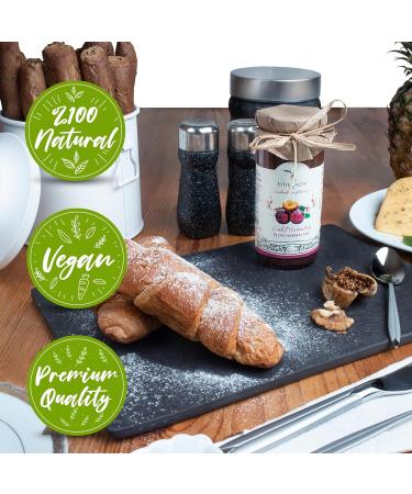 ATIYE LACIN Plum Marmalade (Erik Marmelati) | Made by 100% Natural Hand-picked Plum | Preservative Colorant Thickener Additive Free | No Refined Sugar Made by Beet Sugar | 100% Vegan | 250 gr - Buy Online on GoSupps.com